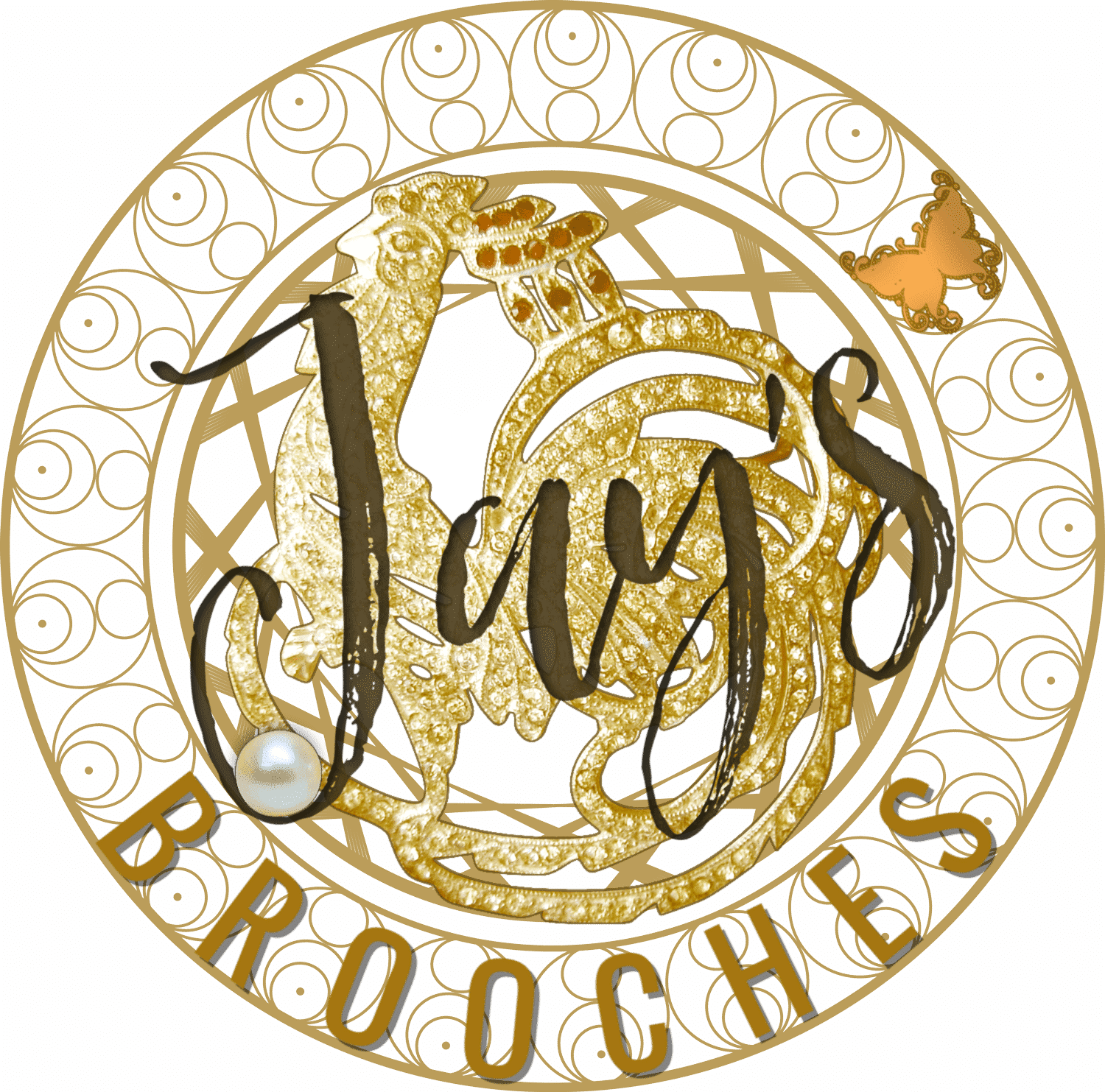 Jay's Kaleidescope Brooches